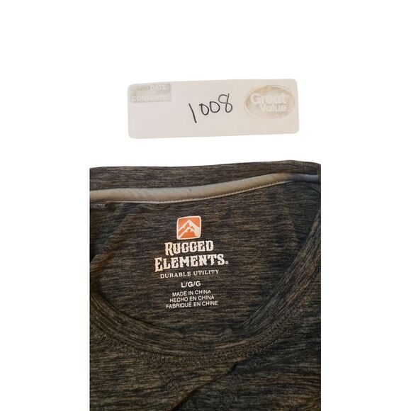 Rugged Elements Shirt Mens L Durable Utility Pullover Soft Long‎ Sleeve Gray - Picture 12 of 16